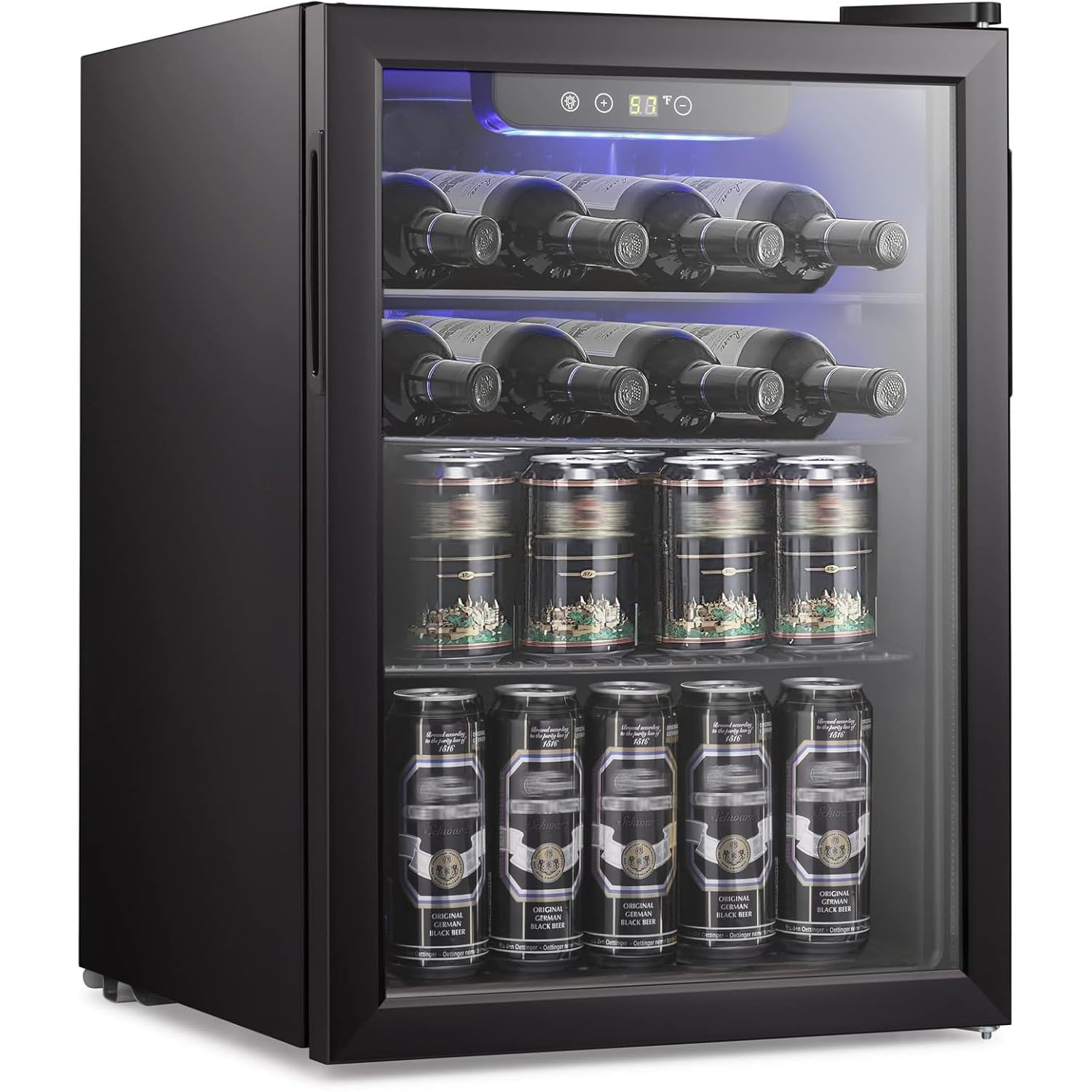 Wine Beer Fridge Cabinet - 2.6큐빅피트 와인 쿨러/캐비닛 음료 냉장고, 소형