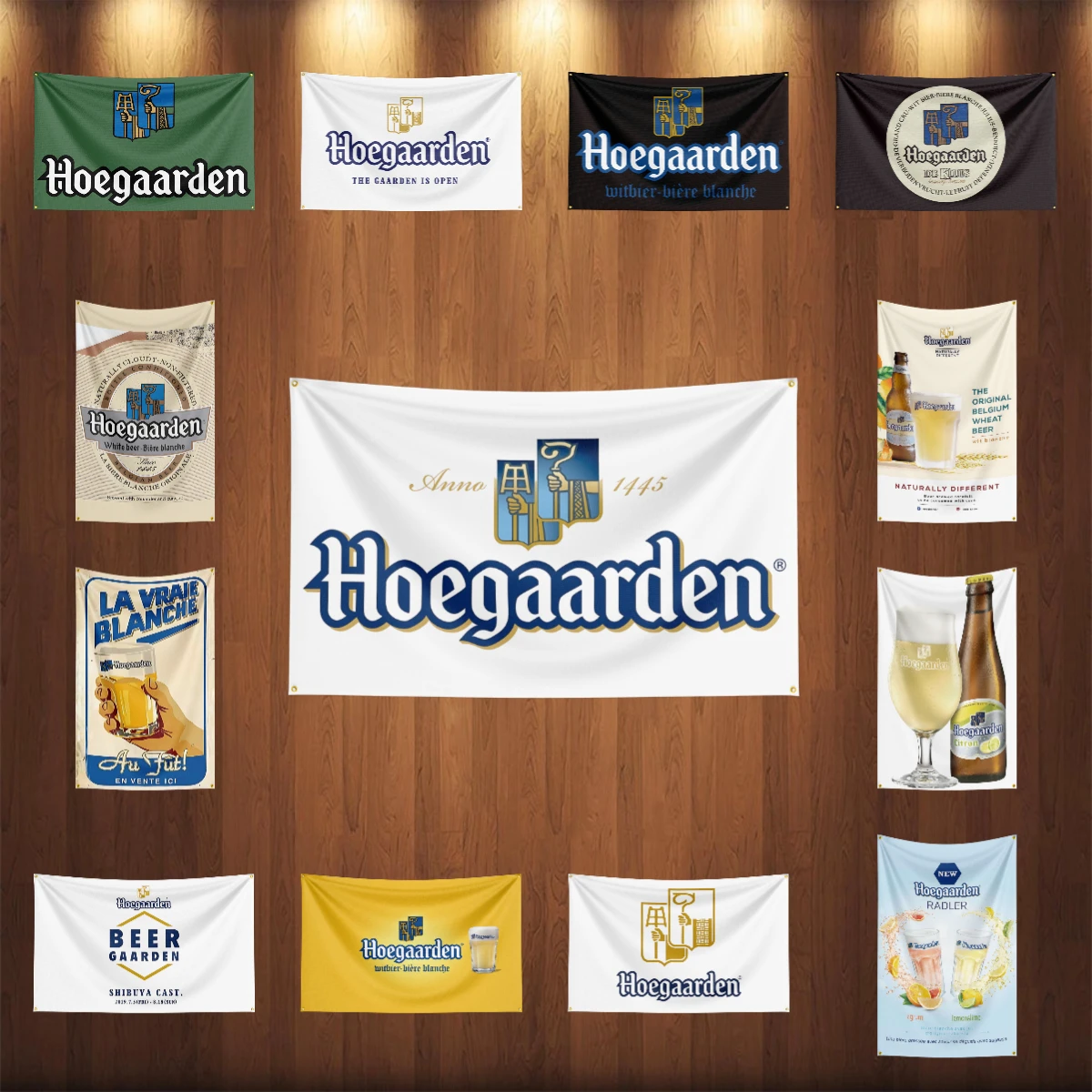 Wine Beer Rum - 3×5ft h-Hoegaardens 맥주 깃발 장식 음료
