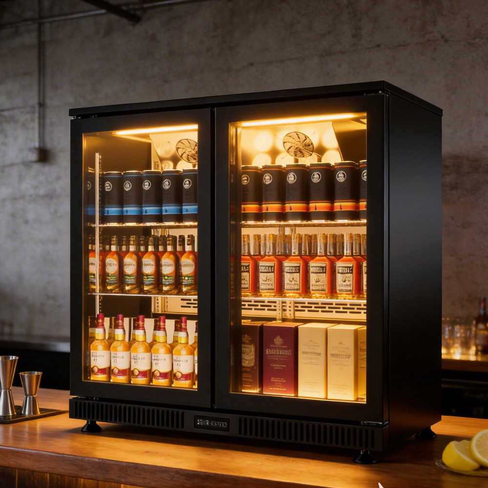 미니 음료 냉장고 3도어 바 냉장고 유리문 언더카운터  - Wine Beer Fridge Cabinet 리뷰 및 가격