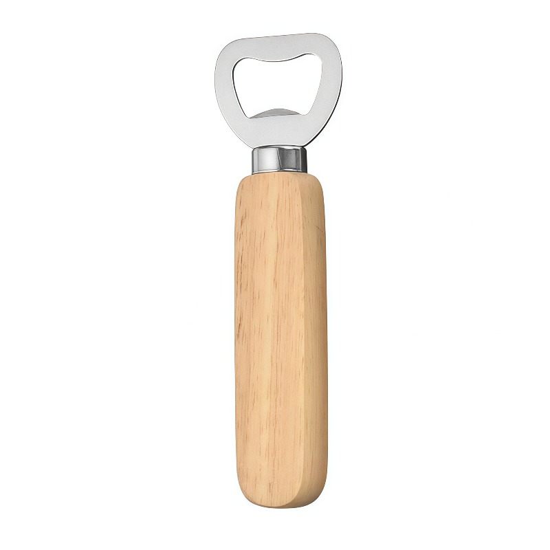 나무 손잡이 와인 및 맥주 병따개, 간편하고 휴대 가능 - Wine Beer Logo 리뷰 및 가격