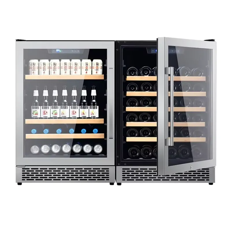 48병 와인 냉장고, 이중 유리문 맥주 쿨러 냉장고,  - Wine Beer Fridge Cabinet 리뷰 및 가격