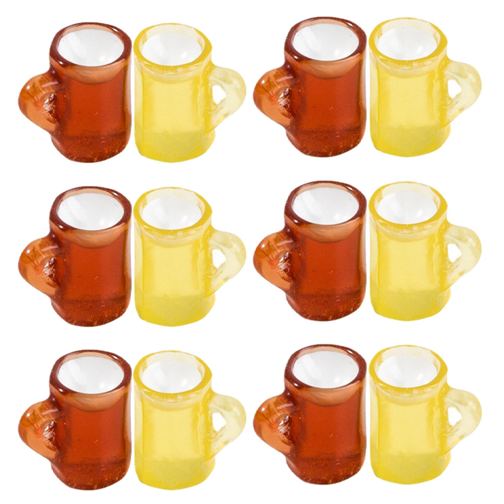 20Pcs 미니어처 수지 맥주 머그잔 현실적인 미니 맥 - Wine Beer Photo 리뷰 및 가격