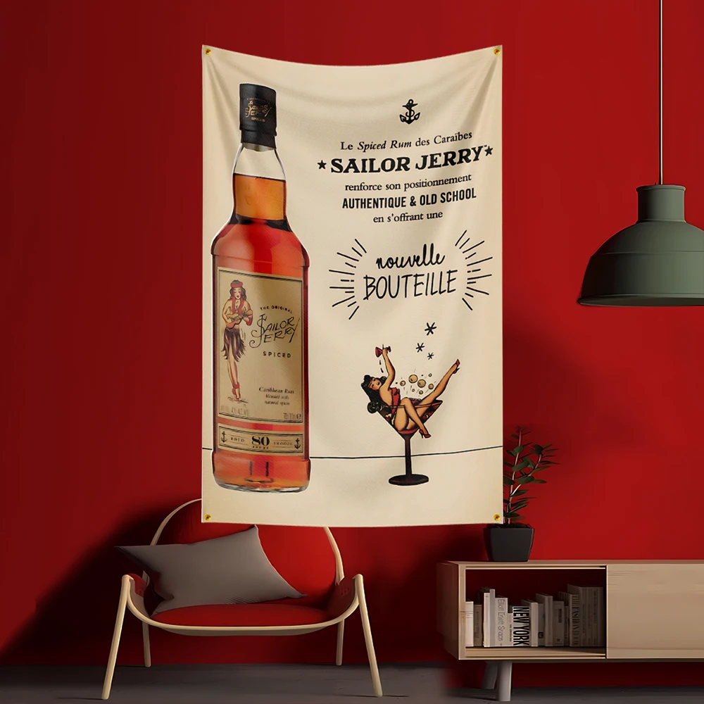90X150CM S-선원 Jerrys 럼 플래그 폴리  - Wine Beer Rum 리뷰 및 가격
