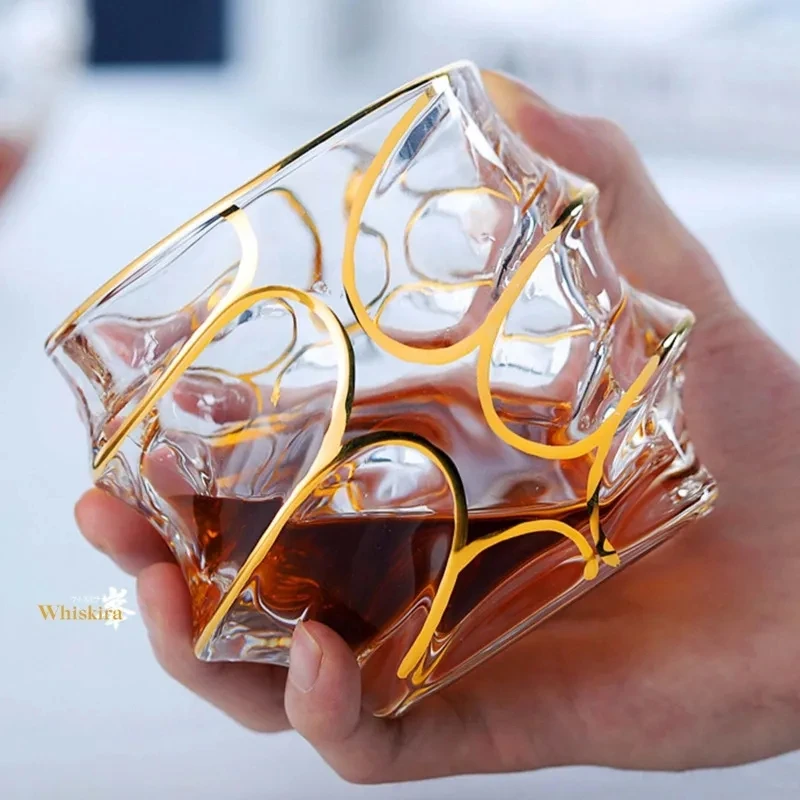 위스키 글라스 텀블러 세트 골드 라인 와인 위스키 잔  - Wine Beer The Whiskey 리뷰 및 가격