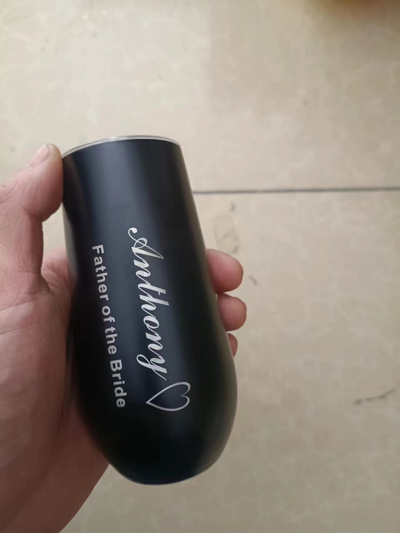 로고 와인 컵 샴페인 맥주 6온스 뚜껑 있는 보온 텀블 - Wine Beer Logo 리뷰 및 가격