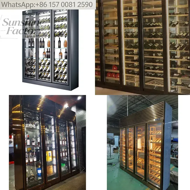 전기식 3도어 단일 온도 디지털 제어 와인 냉장고 맥주 - Wine Beer Fridge Cabinet 리뷰 및 가격