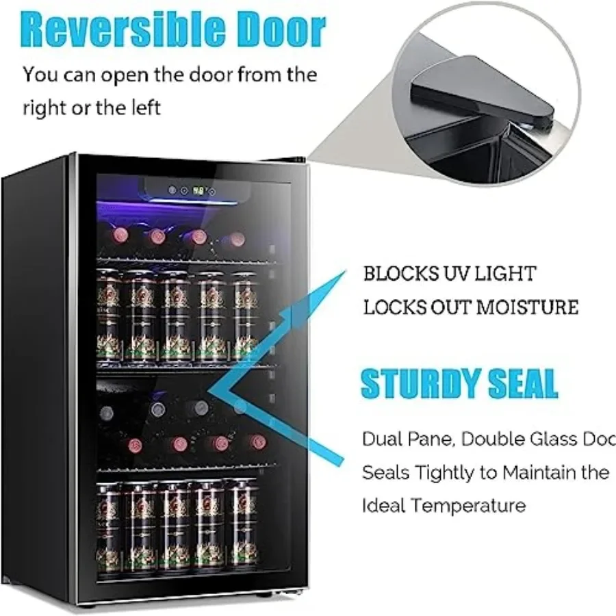 26병 130캔 와인 쿨러/캐비닛 음료 냉장고 미니 와 - Wine Beer Fridge Cabinet 리뷰 및 가격